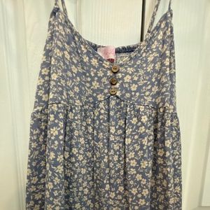 Pink Lily Floral Dress- NEW